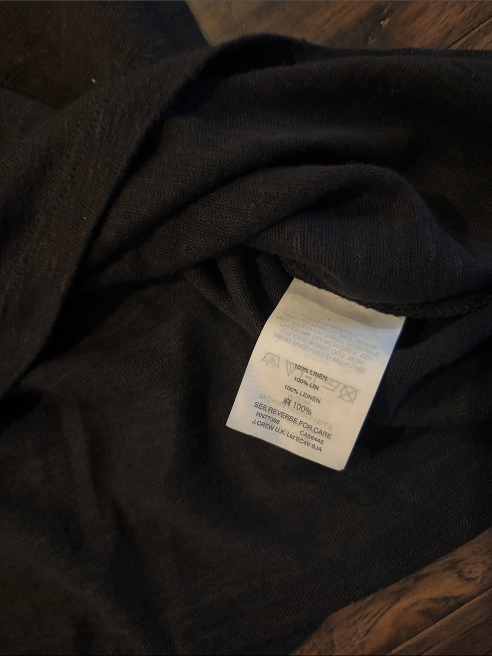 New With Tags JCrew Linen Flutter Sleeve Top Sz M - Picture 6 of 8